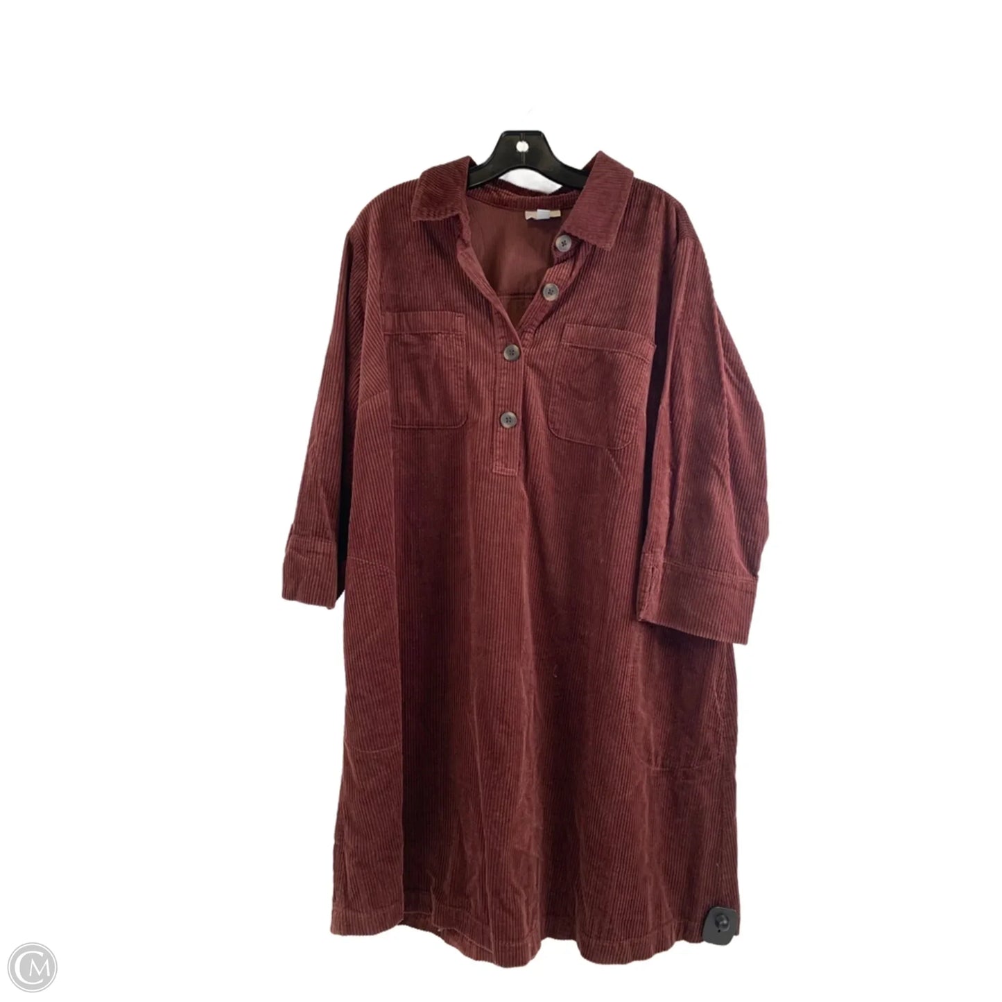 Tunic Long Sleeve By J. Jill In Maroon, Size: Xlp