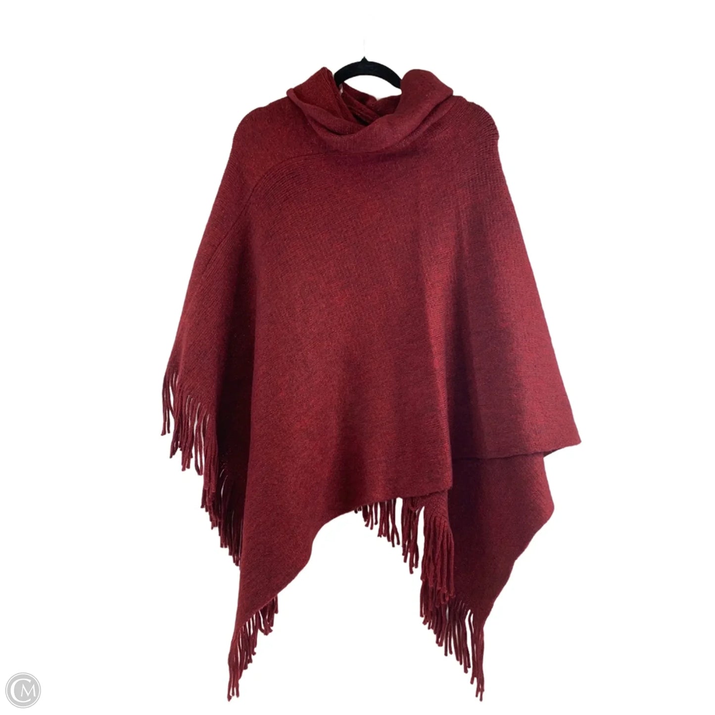 Poncho By Chicos In Red, Size: Osfm