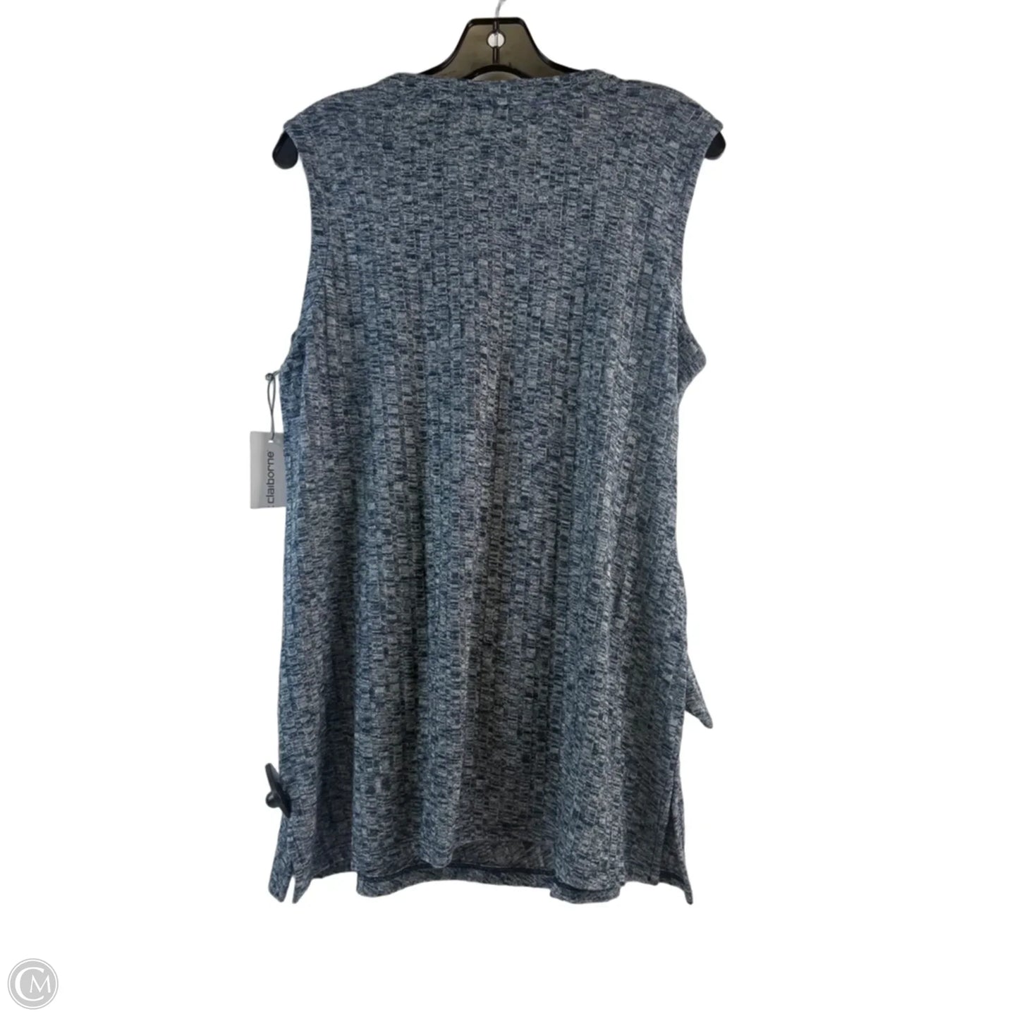 Top Sleeveless By Liz Claiborne In Navy, Size: L