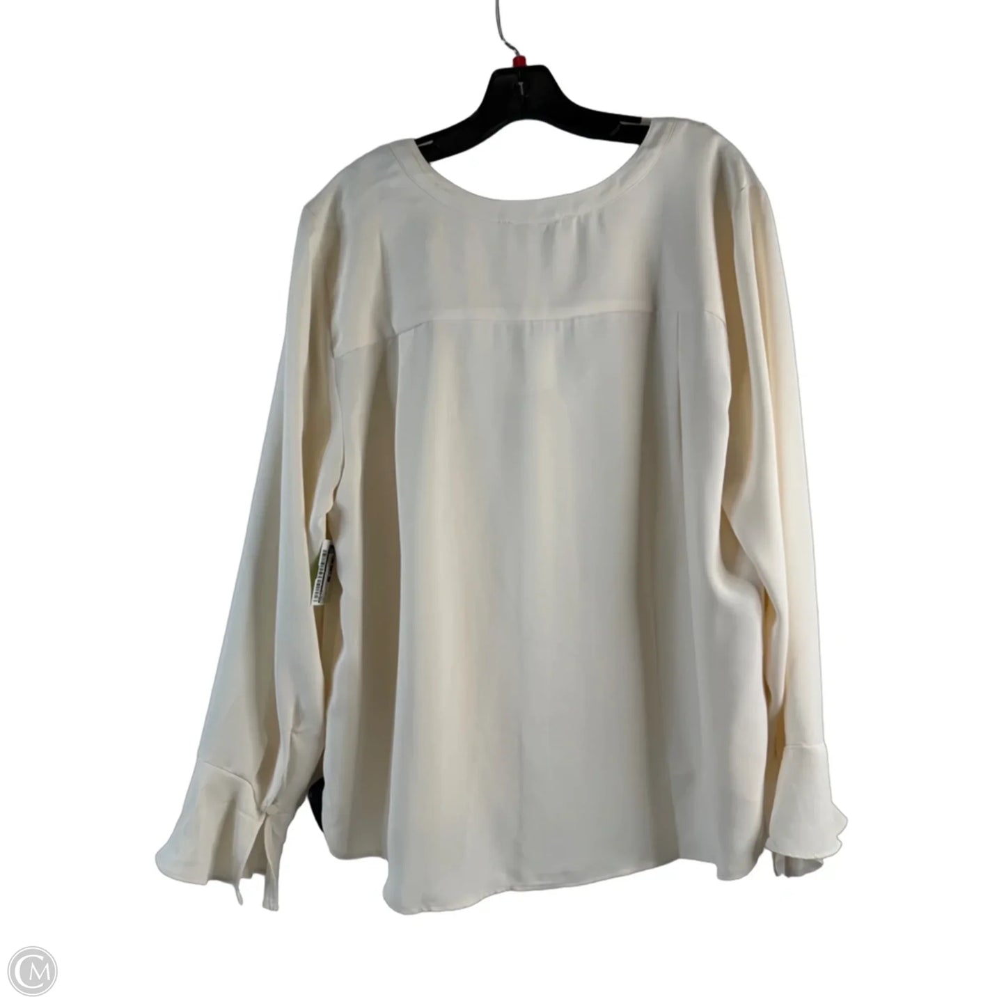 Top Long Sleeve By Loft In Ivory, Size: Xl