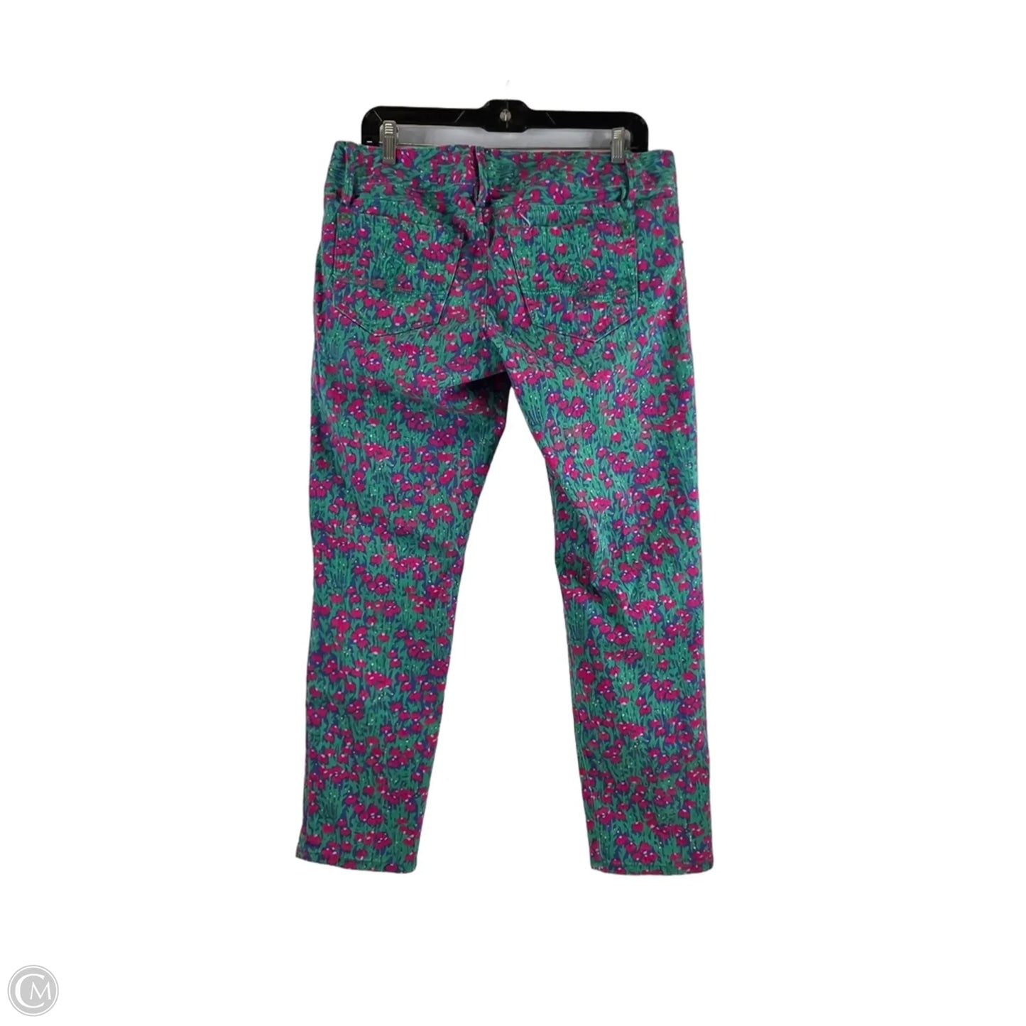 Jeans Designer By Lilly Pulitzer In Green & Pink, Size: 10