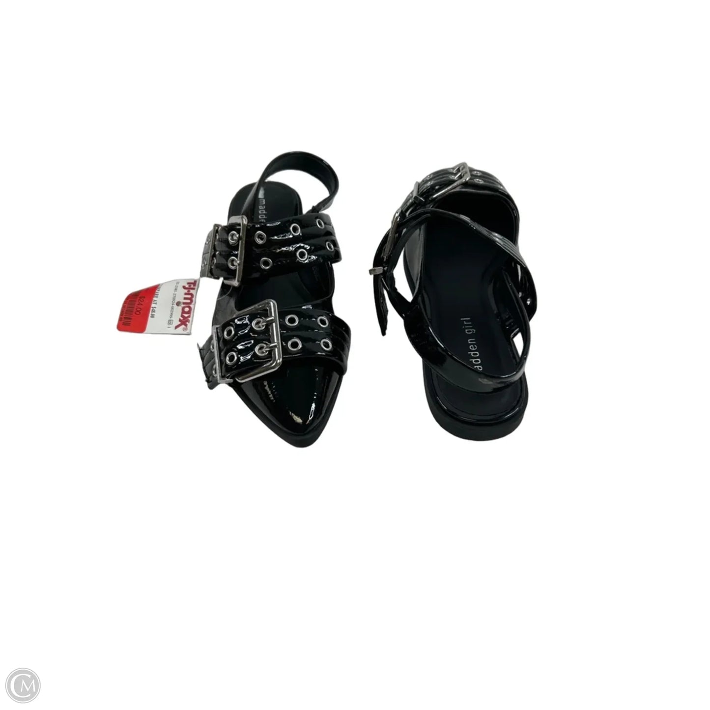 Shoes Flats By Madden Girl In Black & Silver, Size: 7.5