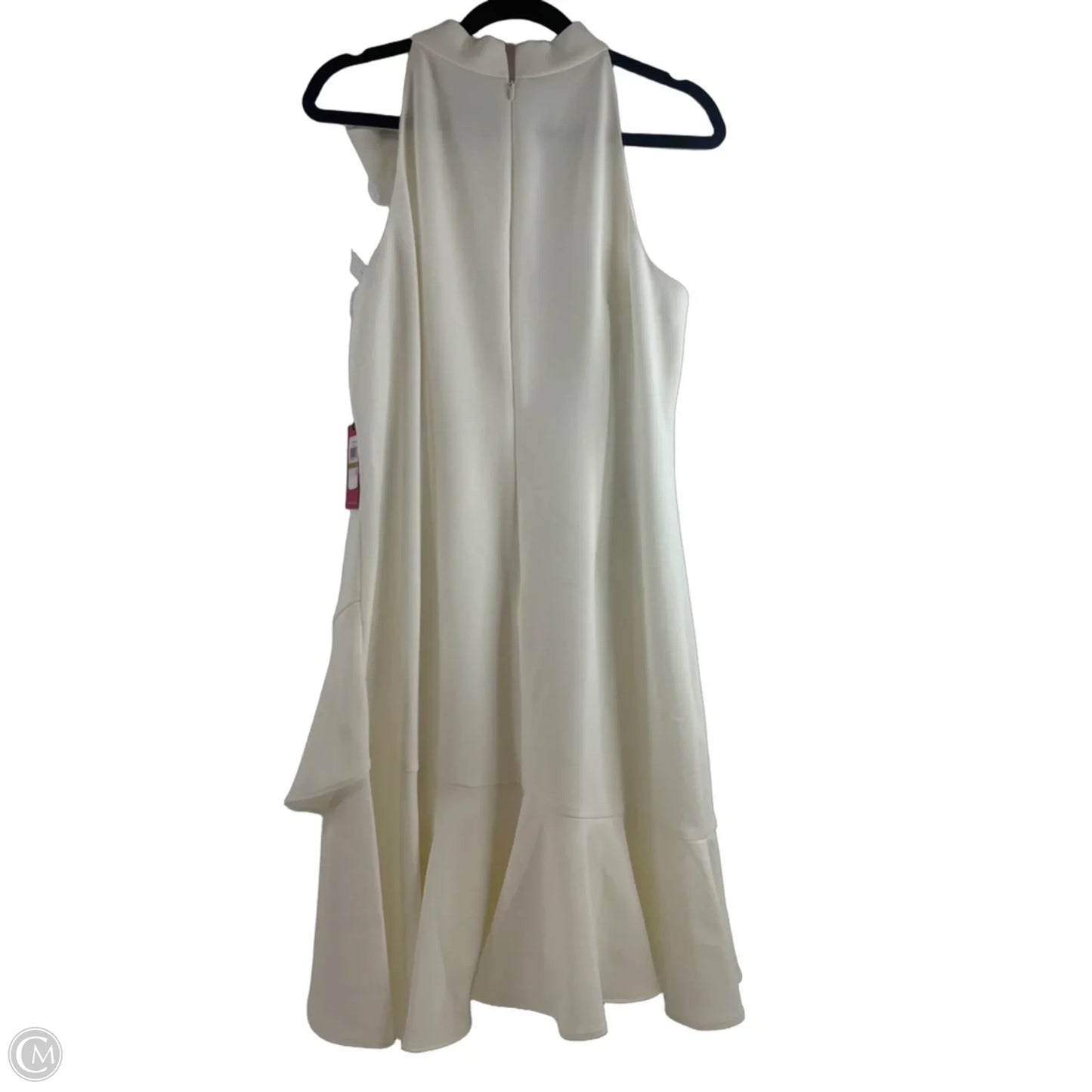 Dress Party Midi By Vince Camuto In Ivory, Size: Xl