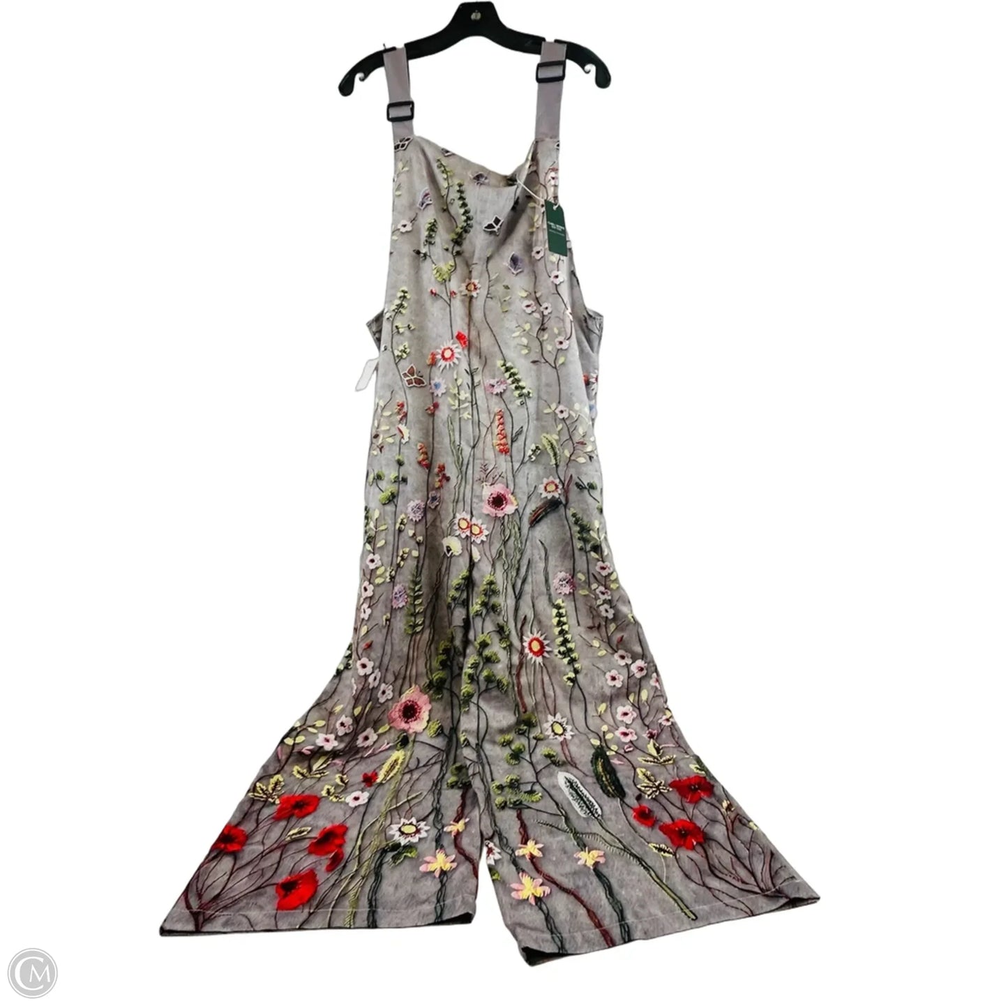Overalls By Clothes Mentor In Grey & Orange, Size: Xl