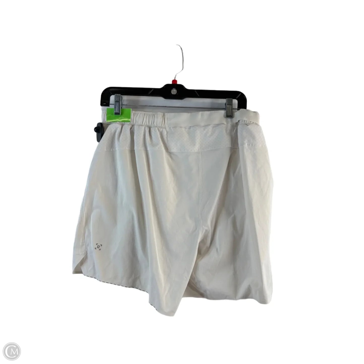 Athletic Shorts By Lululemon In White, Size: Xl