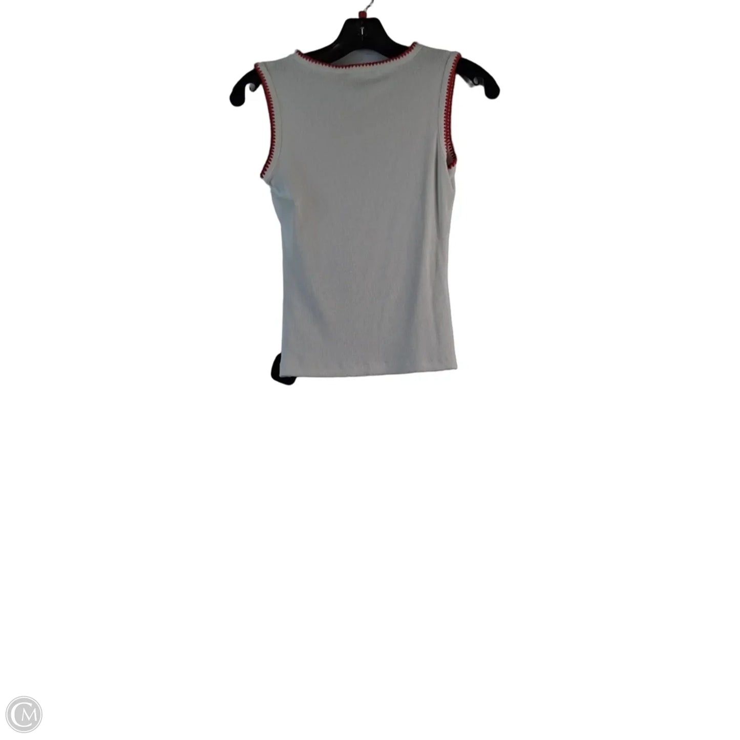 Top Sleeveless By Rachel Zoe In Red & White, Size: Xs