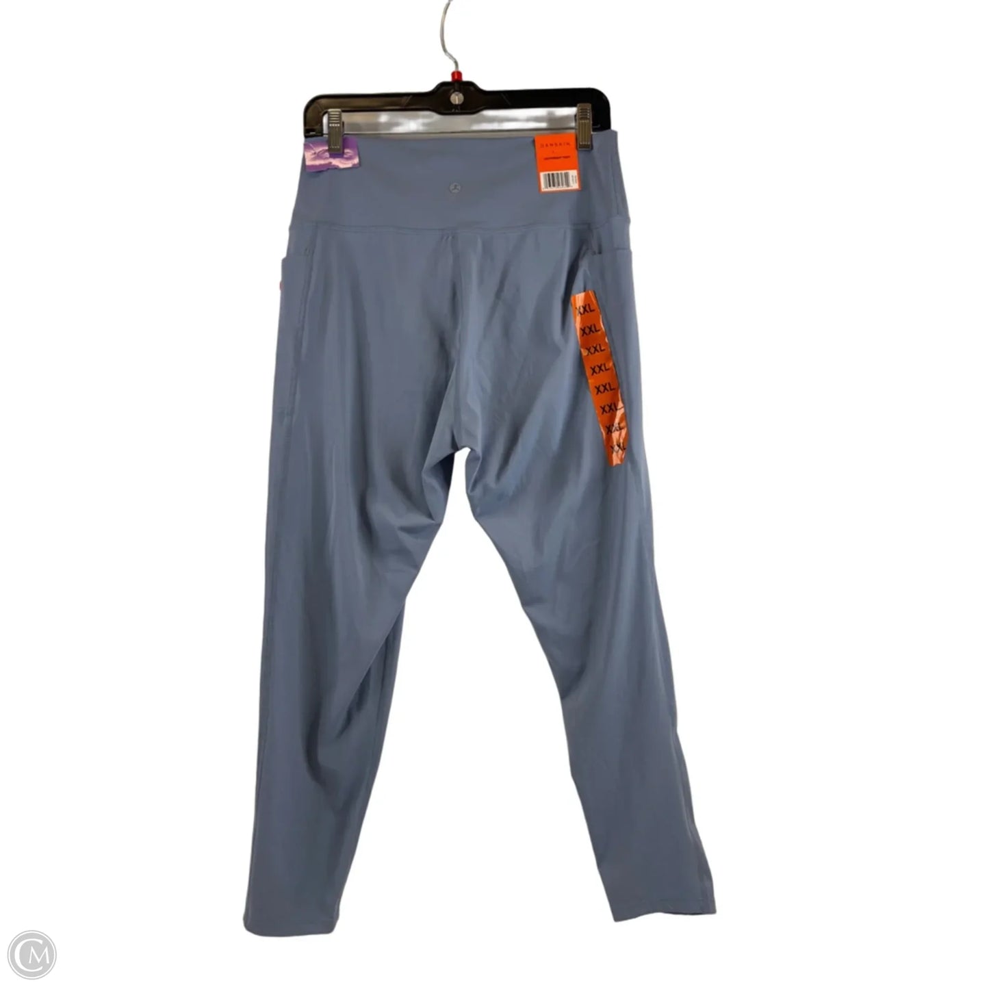 Athletic Leggings By Danskin In Blue, Size: Xxl