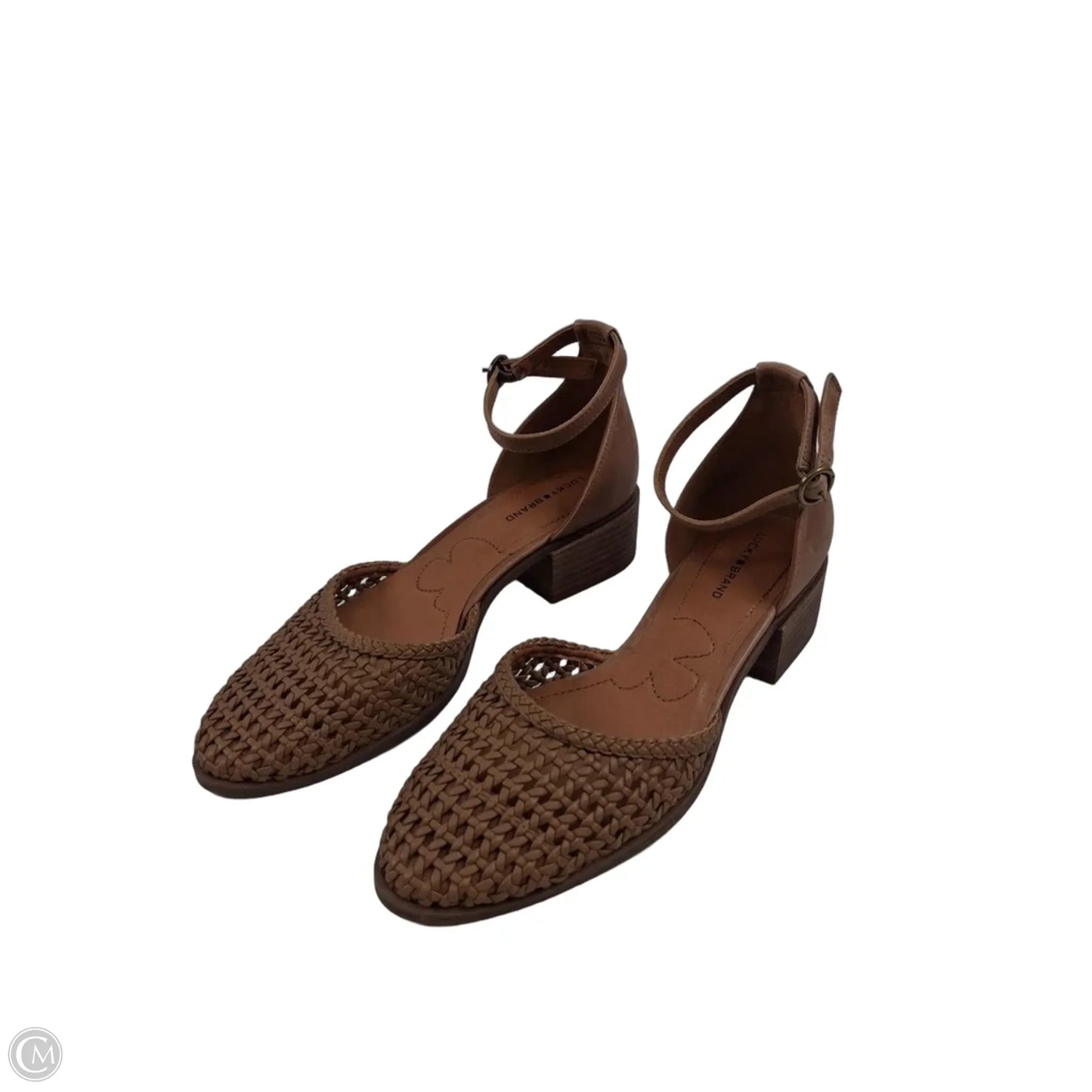 Shoes Heels Block By Lucky Brand In Brown, Size: 9.5