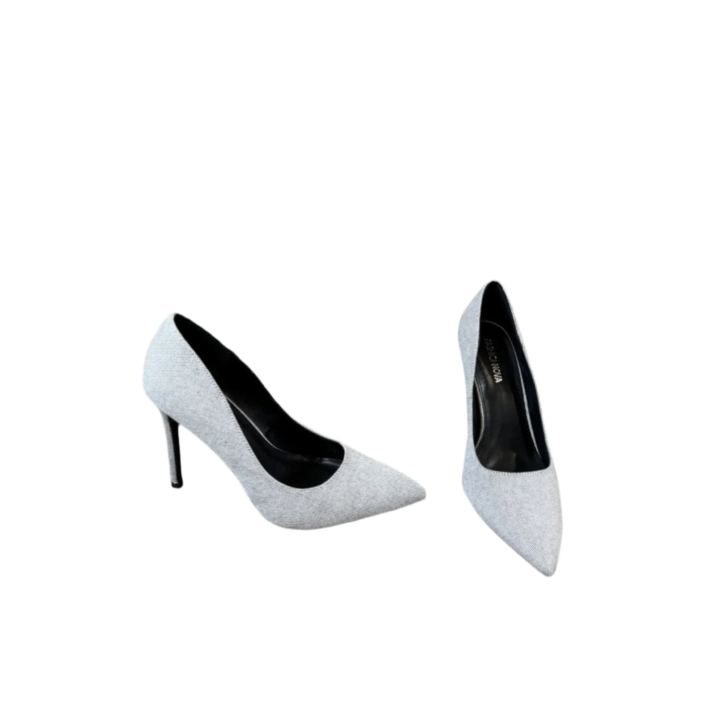 Shoes Heels Stiletto By Fashion Nova In Grey, Size: 8