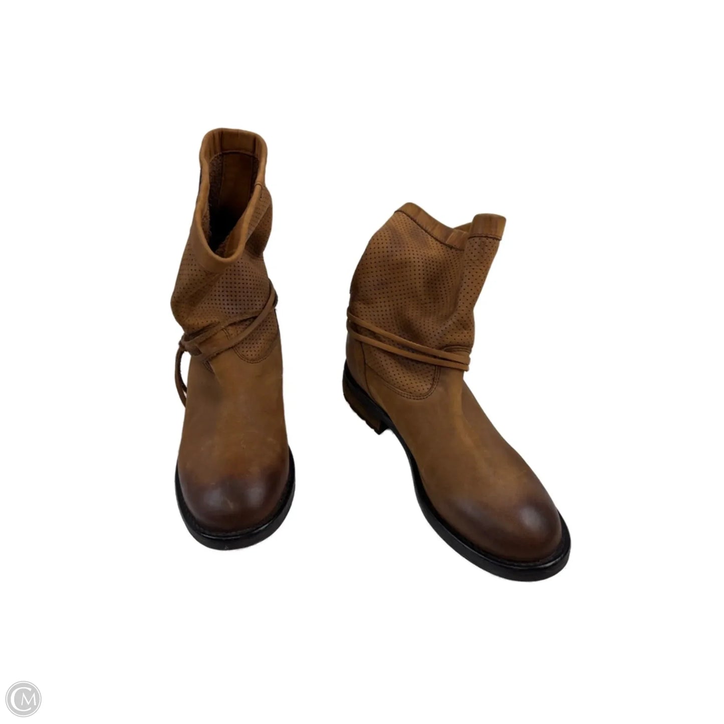 Boots Mid-calf Heels By Harley Davidson In Brown, Size: 7.5
