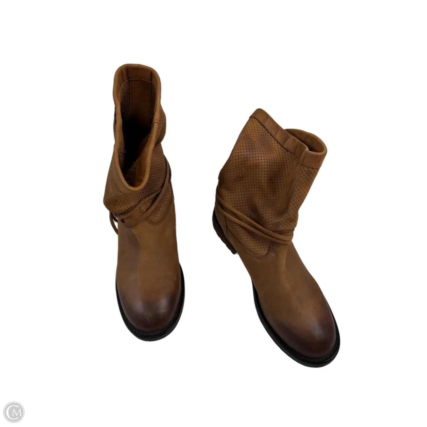 Boots Mid-calf Heels By Harley Davidson In Brown, Size: 7.5