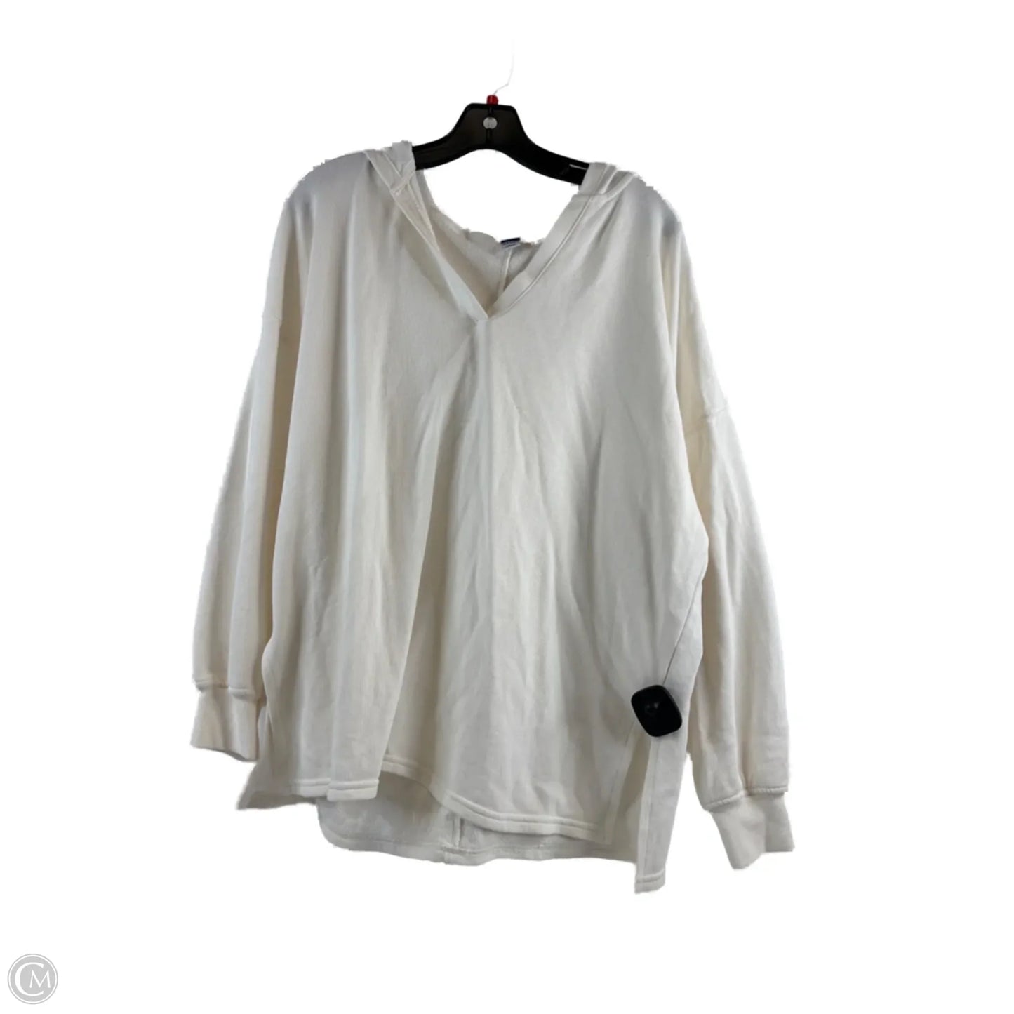 Top Long Sleeve By Old Navy In Cream, Size: M