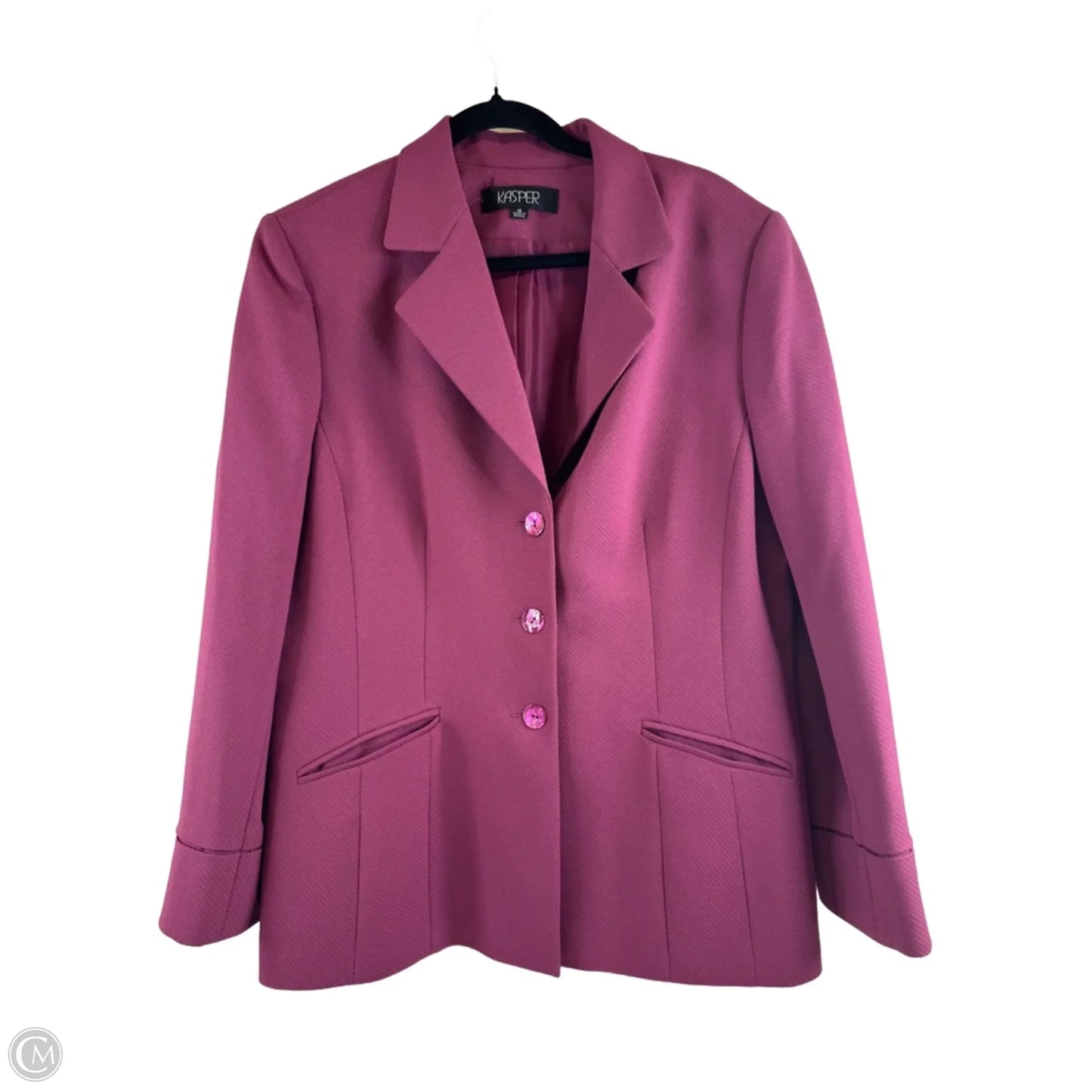 Blazer By Kasper In Purple, Size: 18