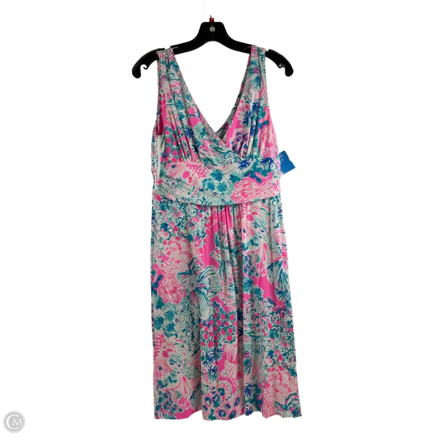 Dress Designer By Lilly Pulitzer In Blue & Pink, Size: M