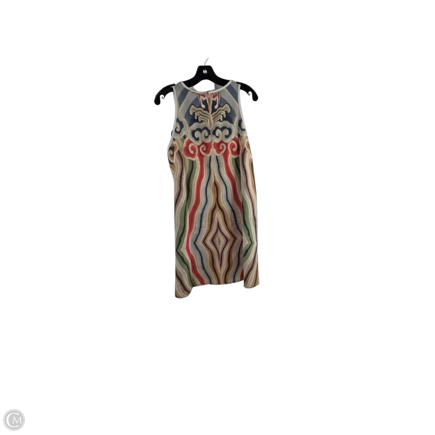 Dress Casual Short By Clothes Mentor In Cream & Green, Size: M