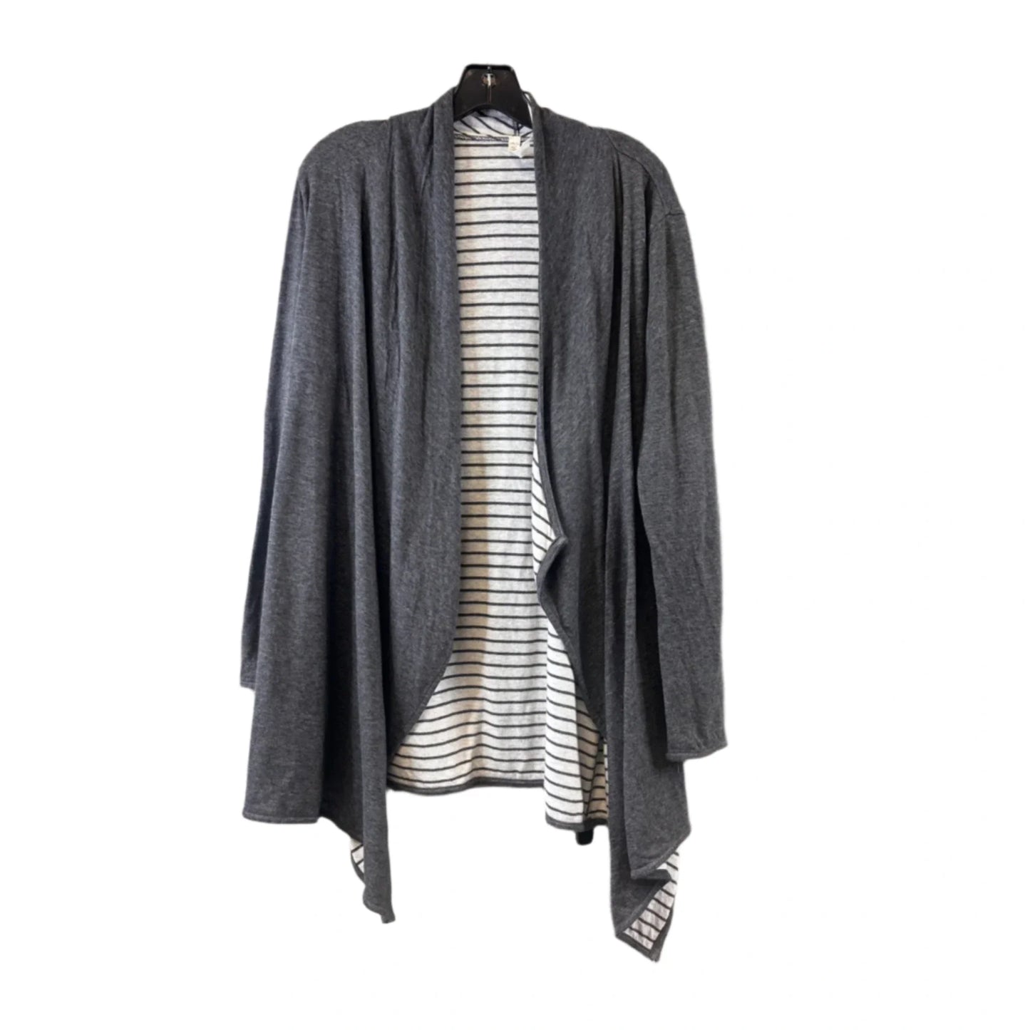 Cardigan By Matilda Jane In Grey & White, Size: M