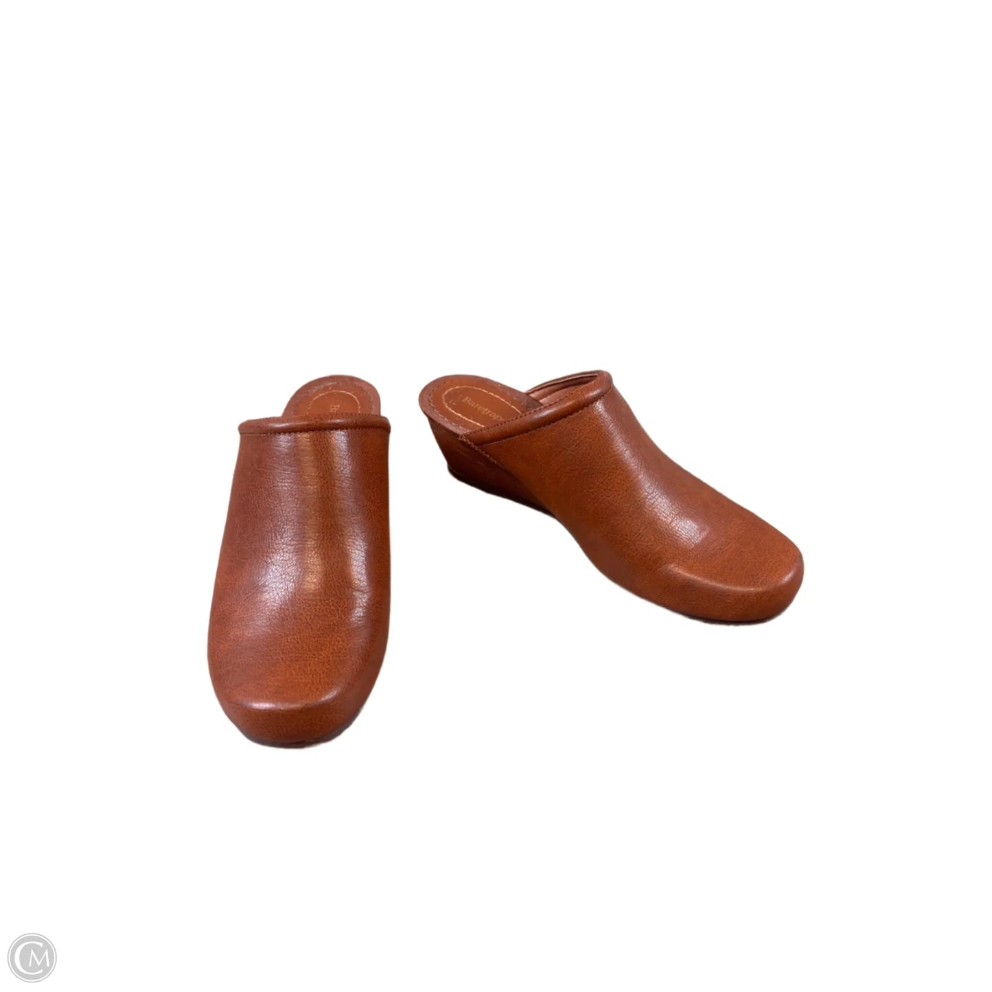 Shoes Heels Wedge By Bare Traps In Brown, Size: 8
