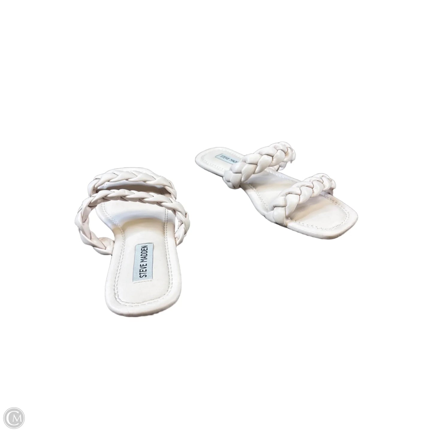 Sandals Flats By Steve Madden In Ivory, Size: 7.5