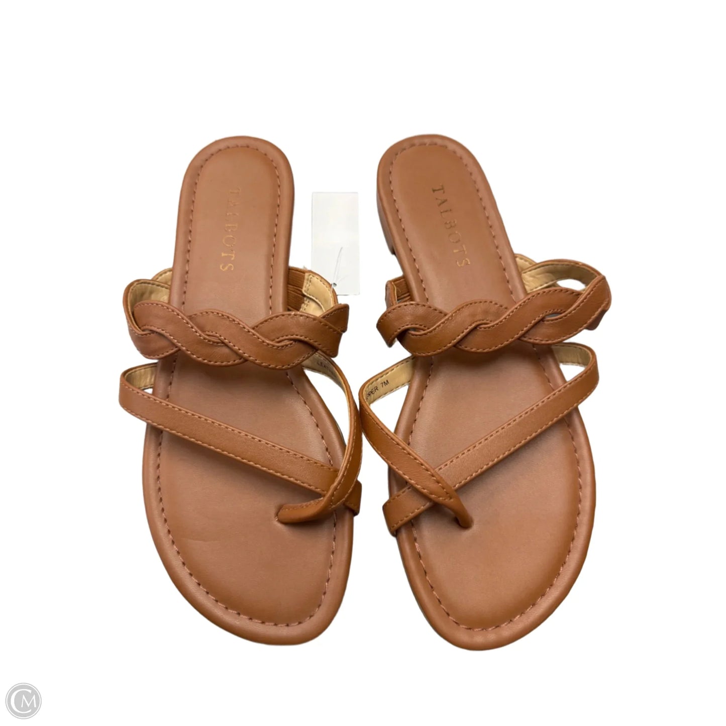 Sandals Flats By Talbots In Brown, Size: 7