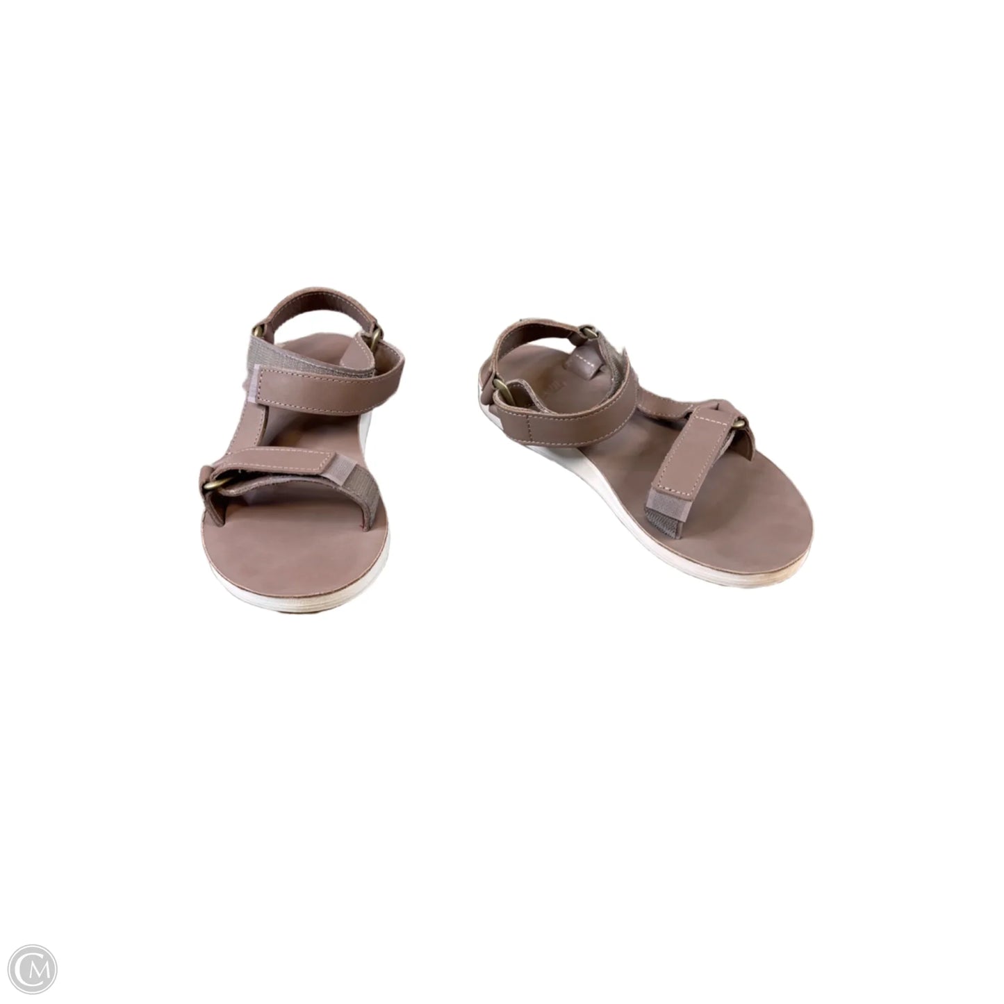 Sandals Flats By Teva In Taupe, Size: 5