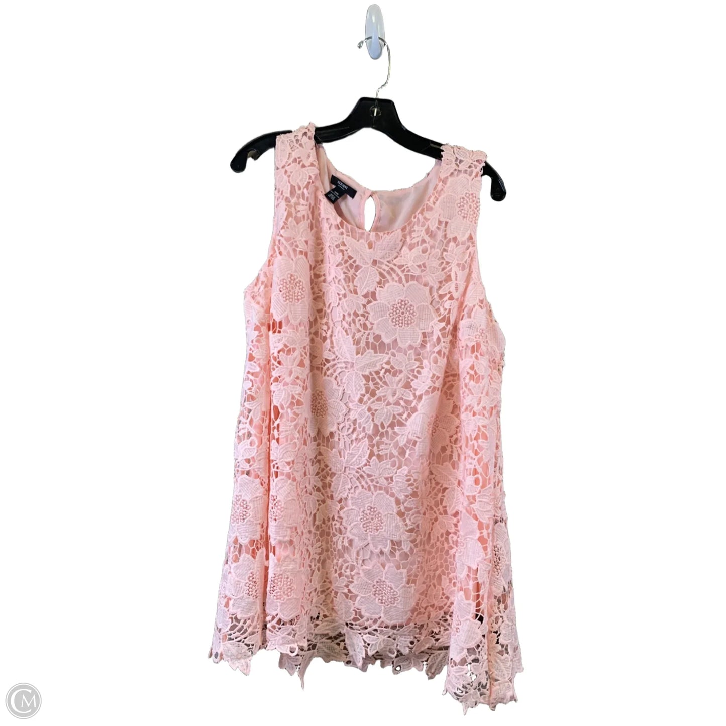 Top Sleeveless By Alfani In Pink, Size: 1x