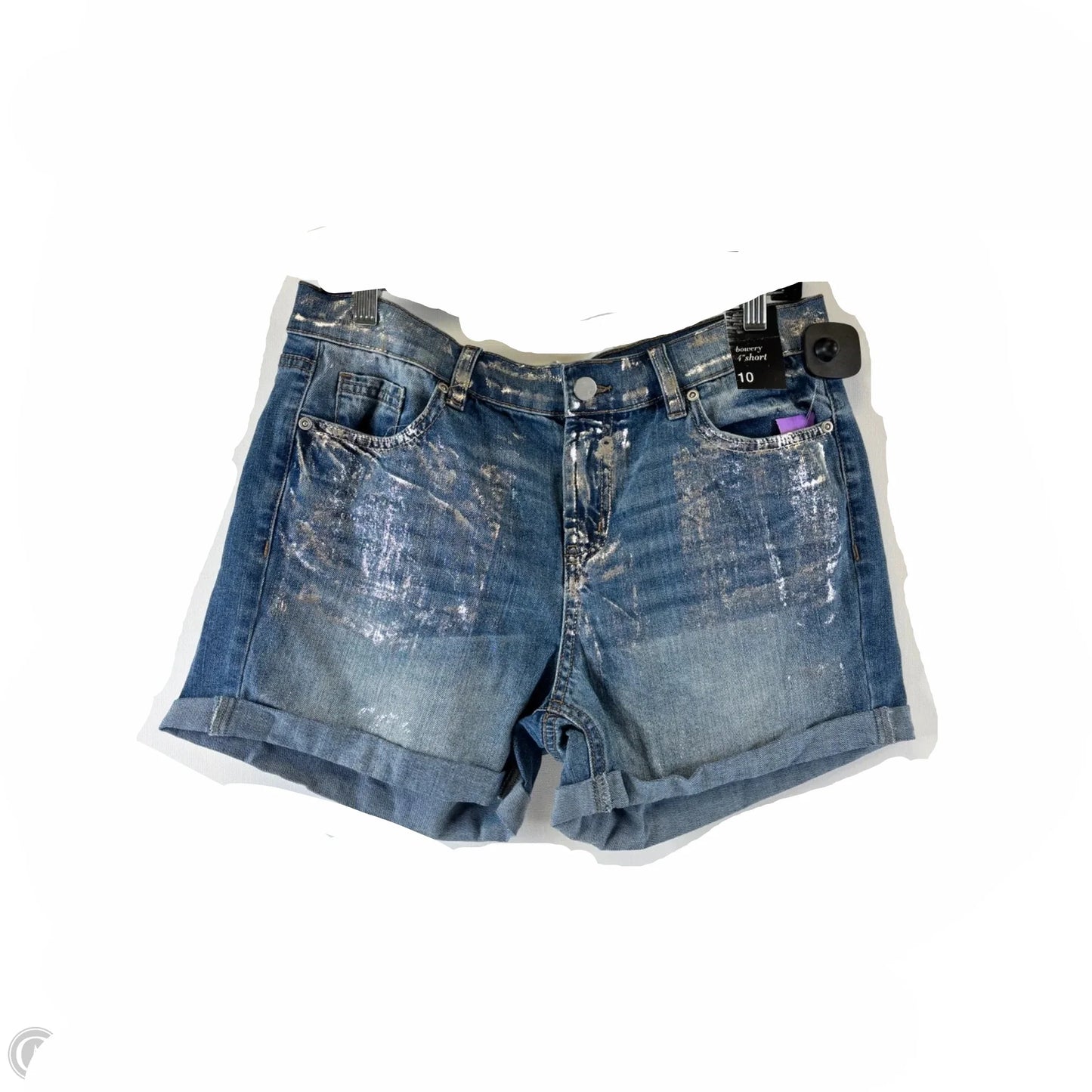 Shorts By New York And Co In Blue & Silver, Size: 10