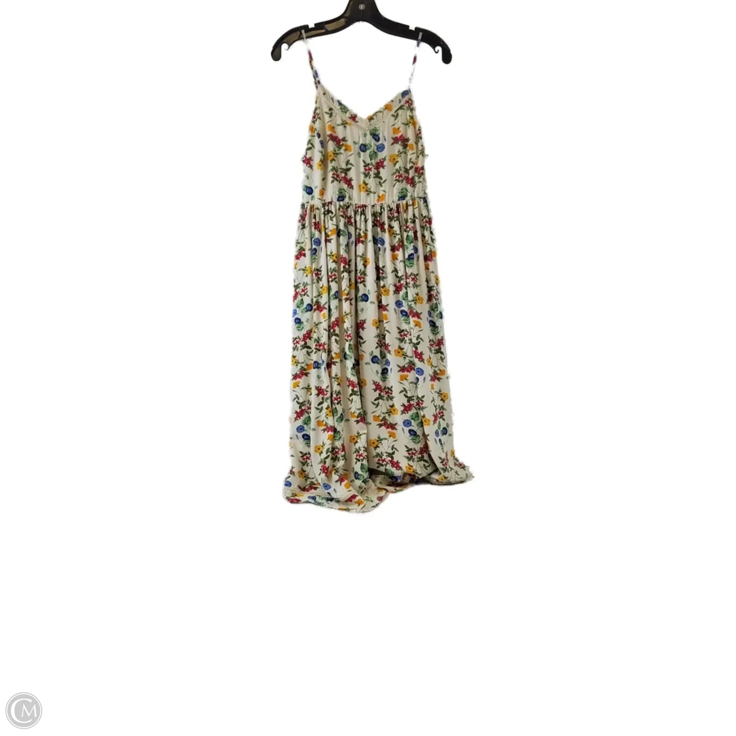 Dress Casual Midi By Old Navy In Floral Print, Size: M