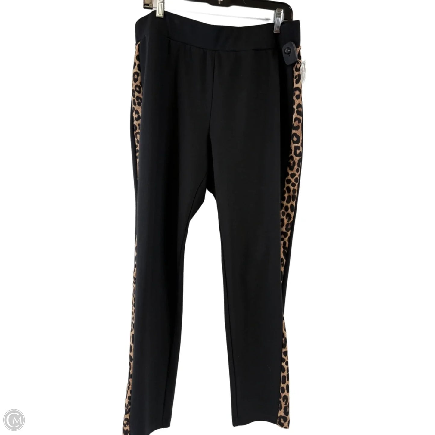 Pants Leggings By Michael By Michael Kors In Black & Tan, Size: 2x