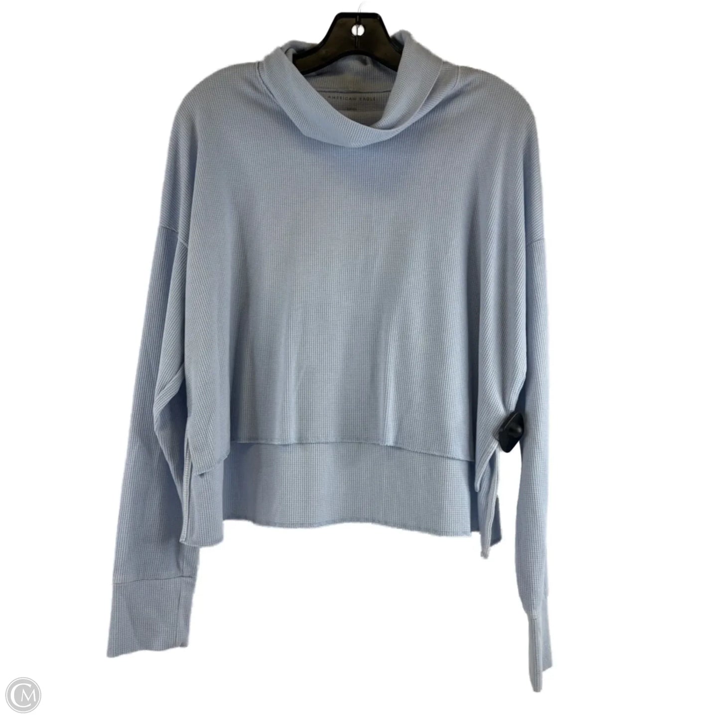 Top Long Sleeve By American Eagle In Blue, Size: S