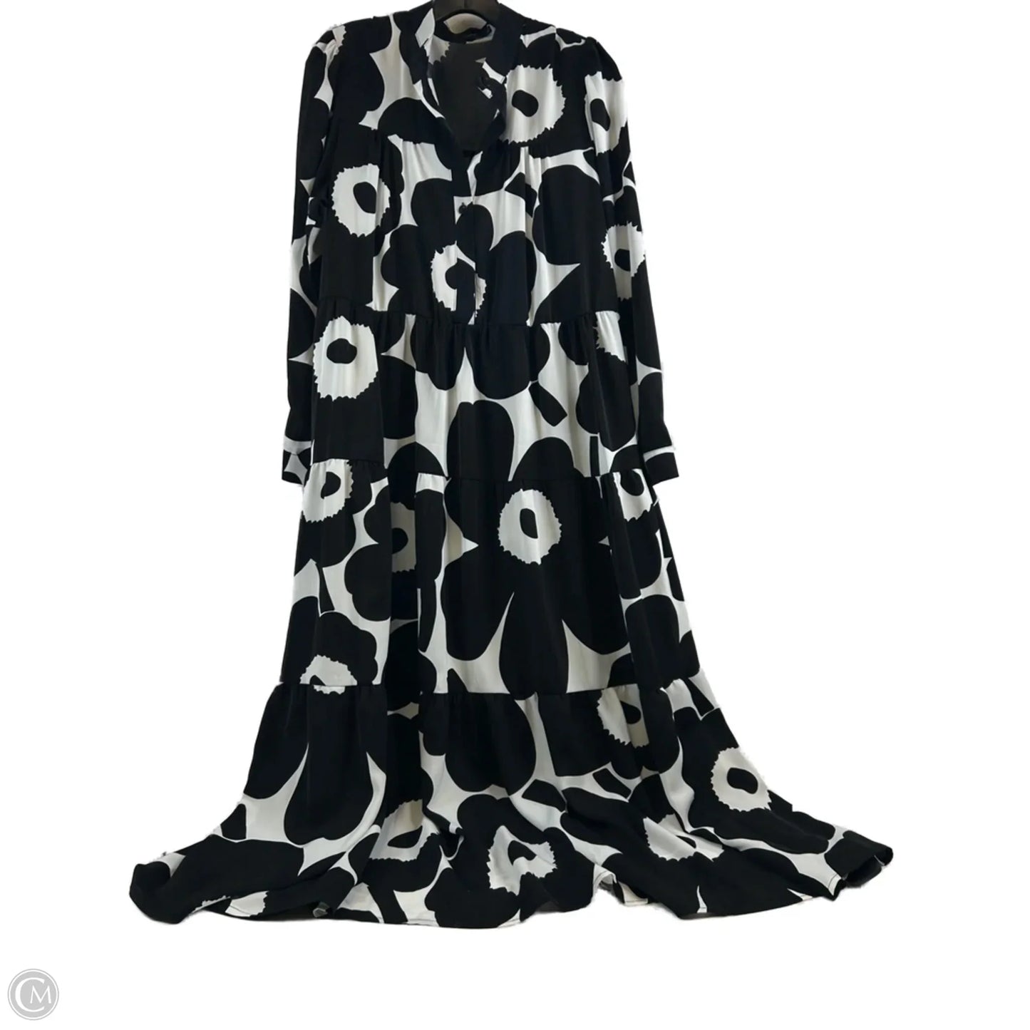 Dress Casual Maxi By Clothes Mentor In Black & White, Size: M