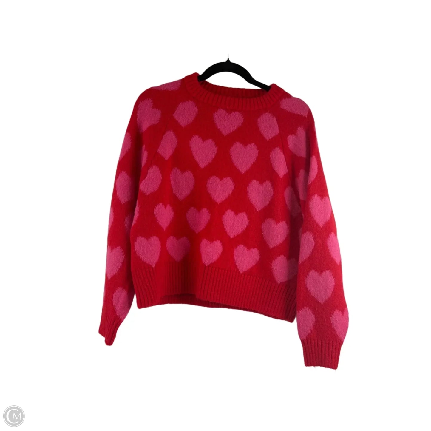 Sweater By Old Navy In Pink & Red, Size: S