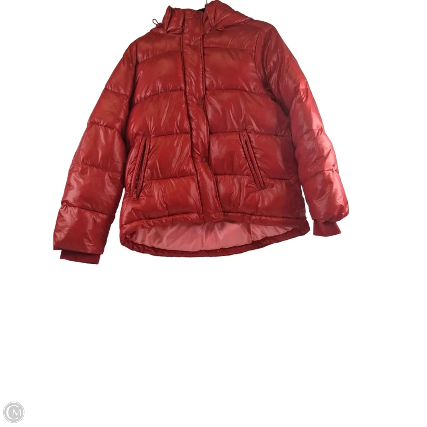 Coat Puffer & Quilted By Gap In Red, Size: L