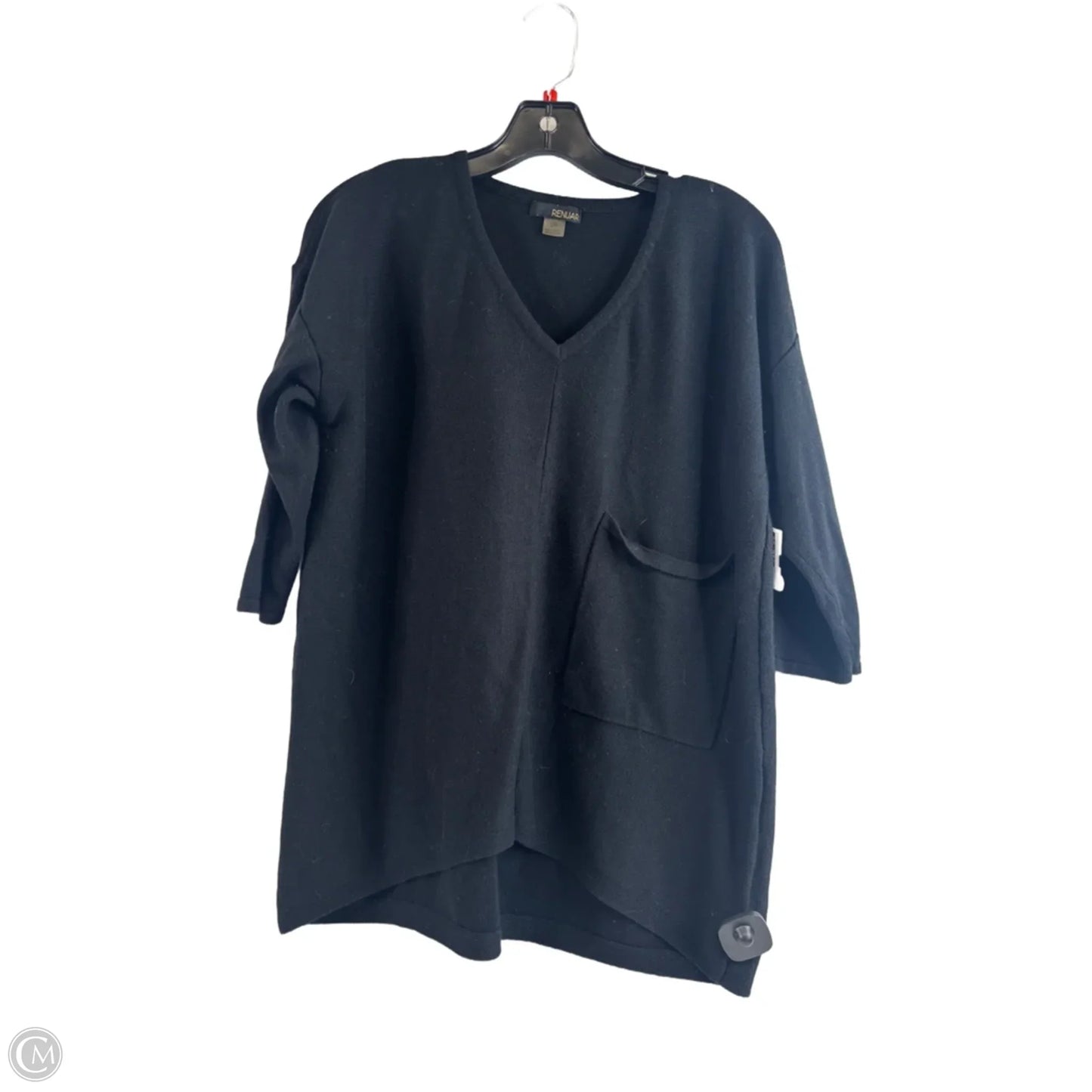 Top Short Sleeve By Clothes Mentor In Black, Size: S