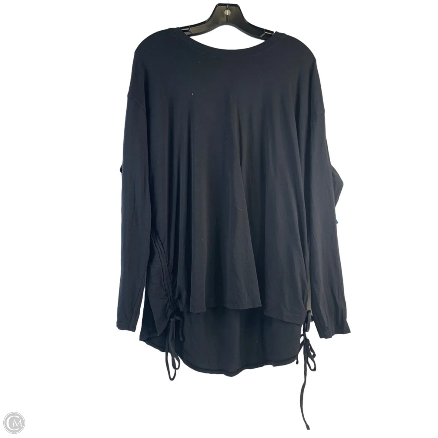 Athletic Top Long Sleeve Crewneck By Lululemon In Black, Size: 12