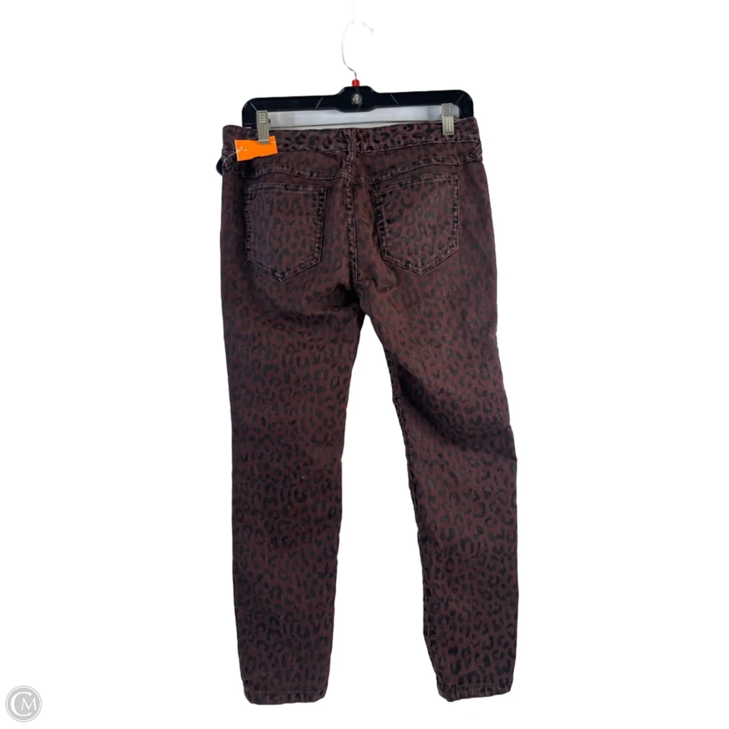 Jeans Skinny By Free People In Leopard Print, Size: 6