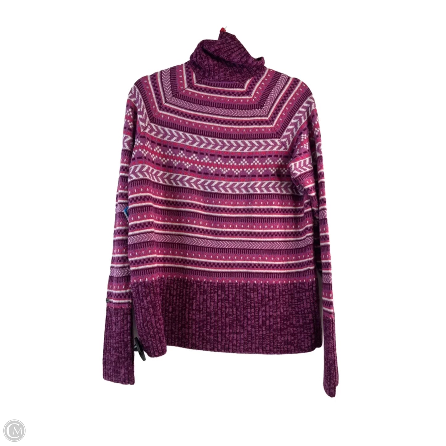 Sweater By Columbia In Purple & White, Size: Xl