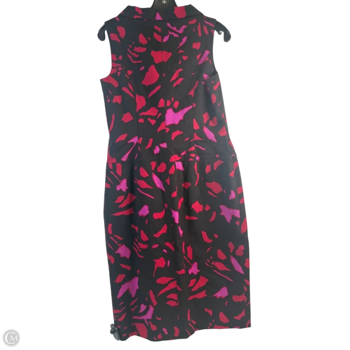 Dress Casual Midi By David Meister In Black & Red, Size: S