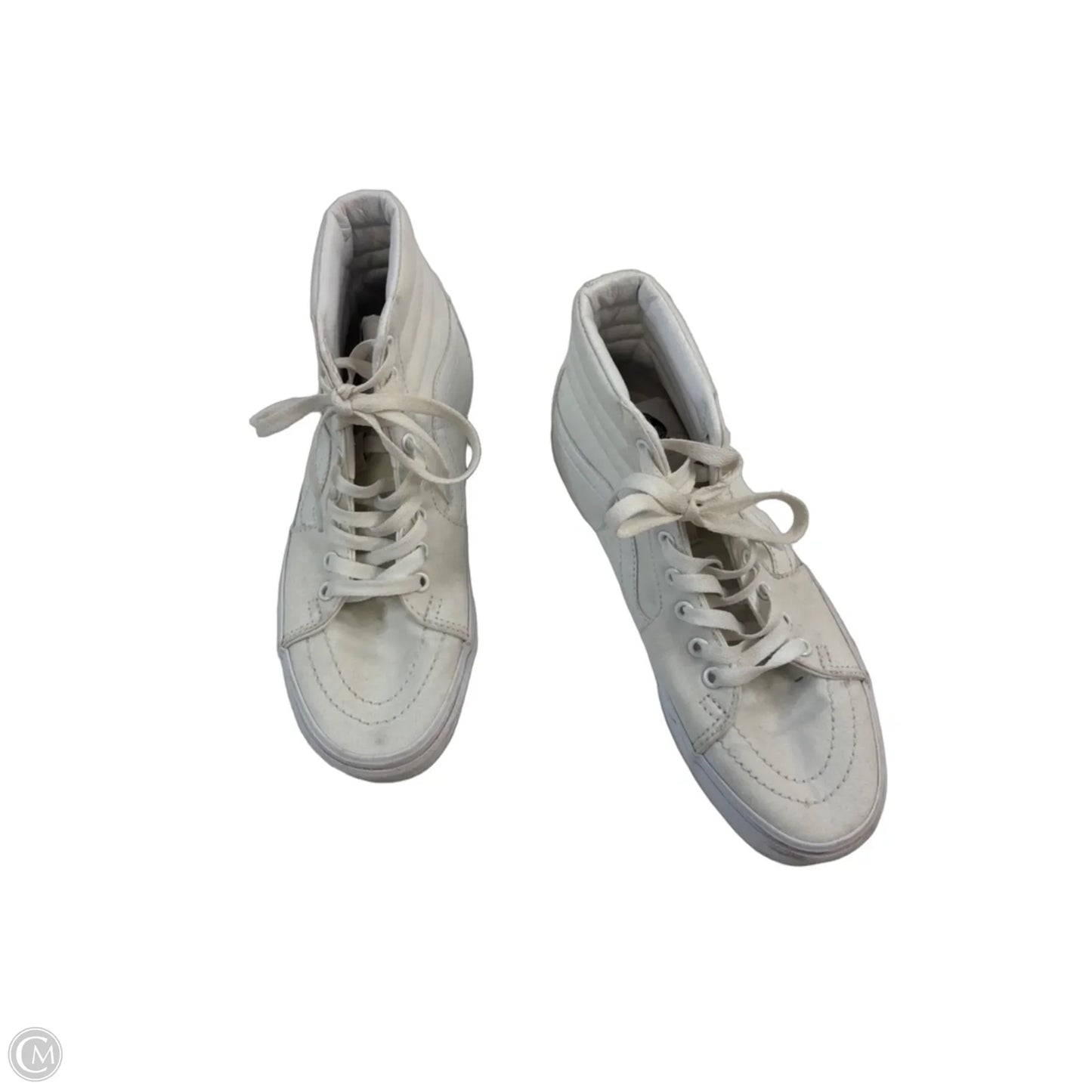 Shoes Sneakers By Vans In White, Size: 8.5