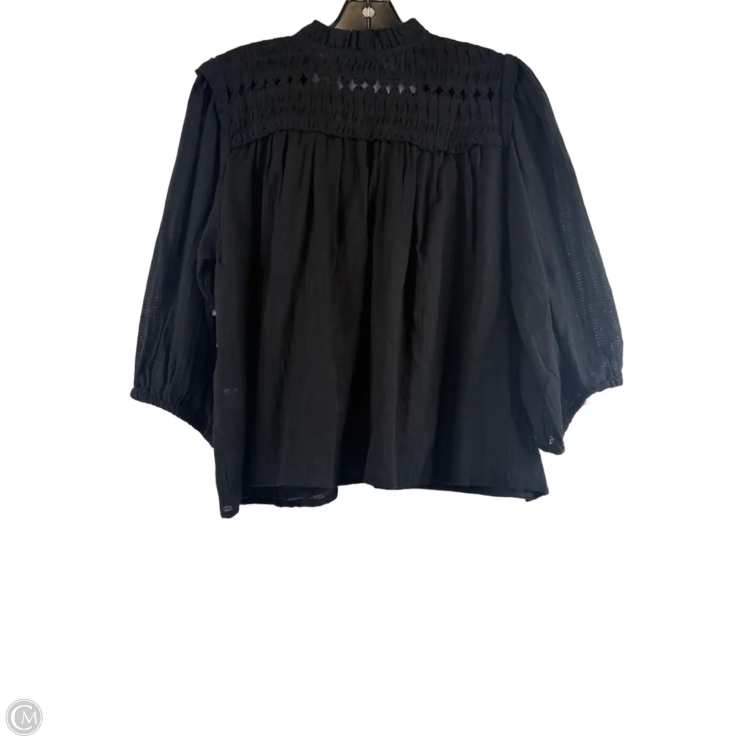 Top Short Sleeve Basic By Calypso St Barth In Black, Size: M