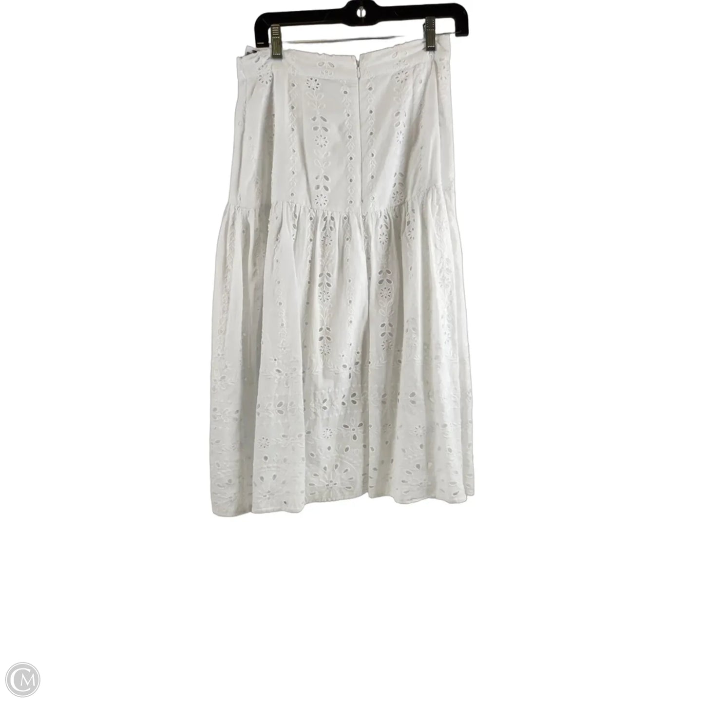 Skirt Maxi By Ann Taylor In White, Size: Xs