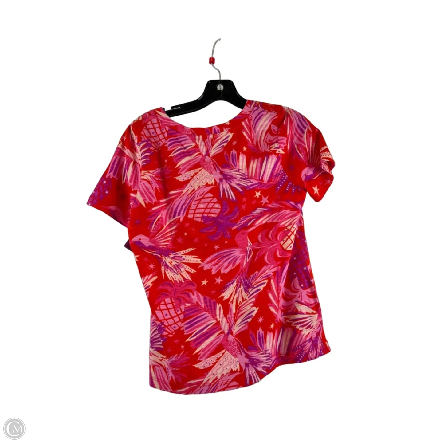 Top Short Sleeve By Sigrid Olsen In Purple & Red, Size: Xs