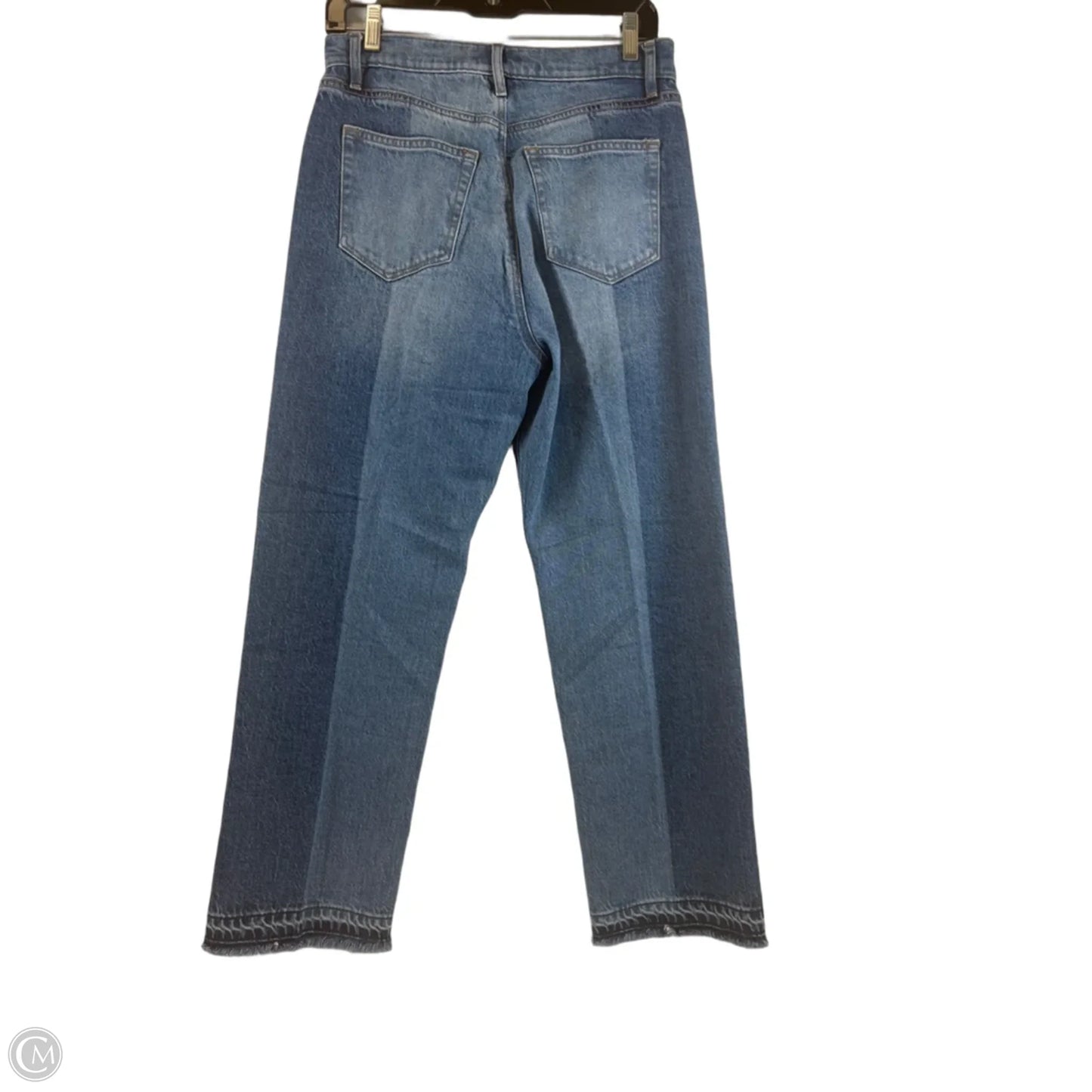 Jeans Straight By Loft In Blue Denim, Size: 8