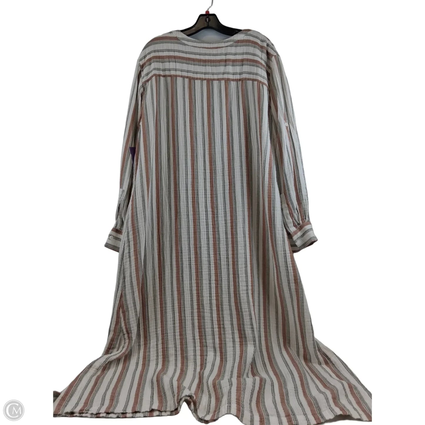 Dress Casual Maxi By Haven In Brown & White, Size: Xl