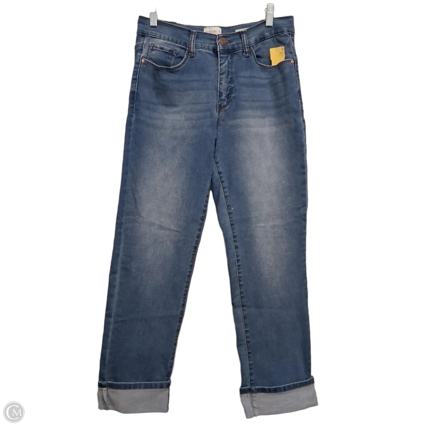 Jeans Straight By Angels In Blue Denim, Size: 8