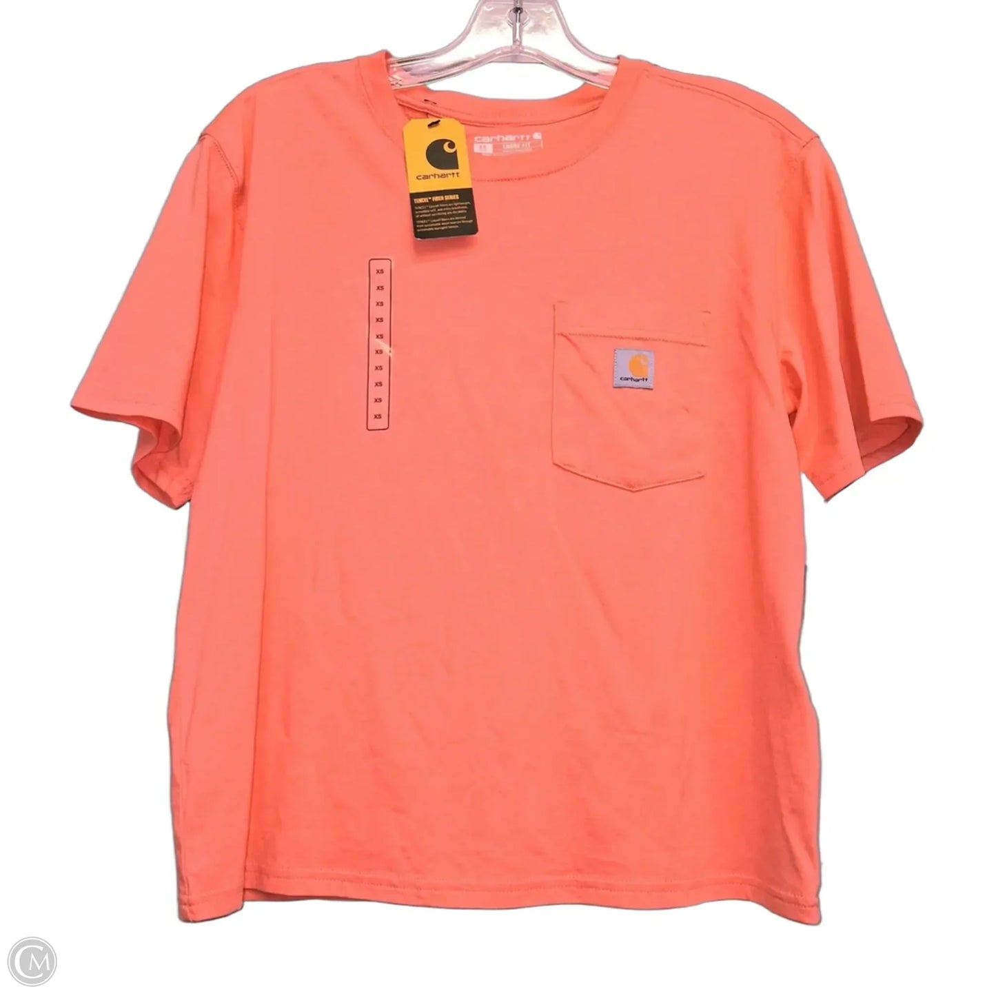 Top Short Sleeve Basic By Carhartt In Coral, Size: Xs