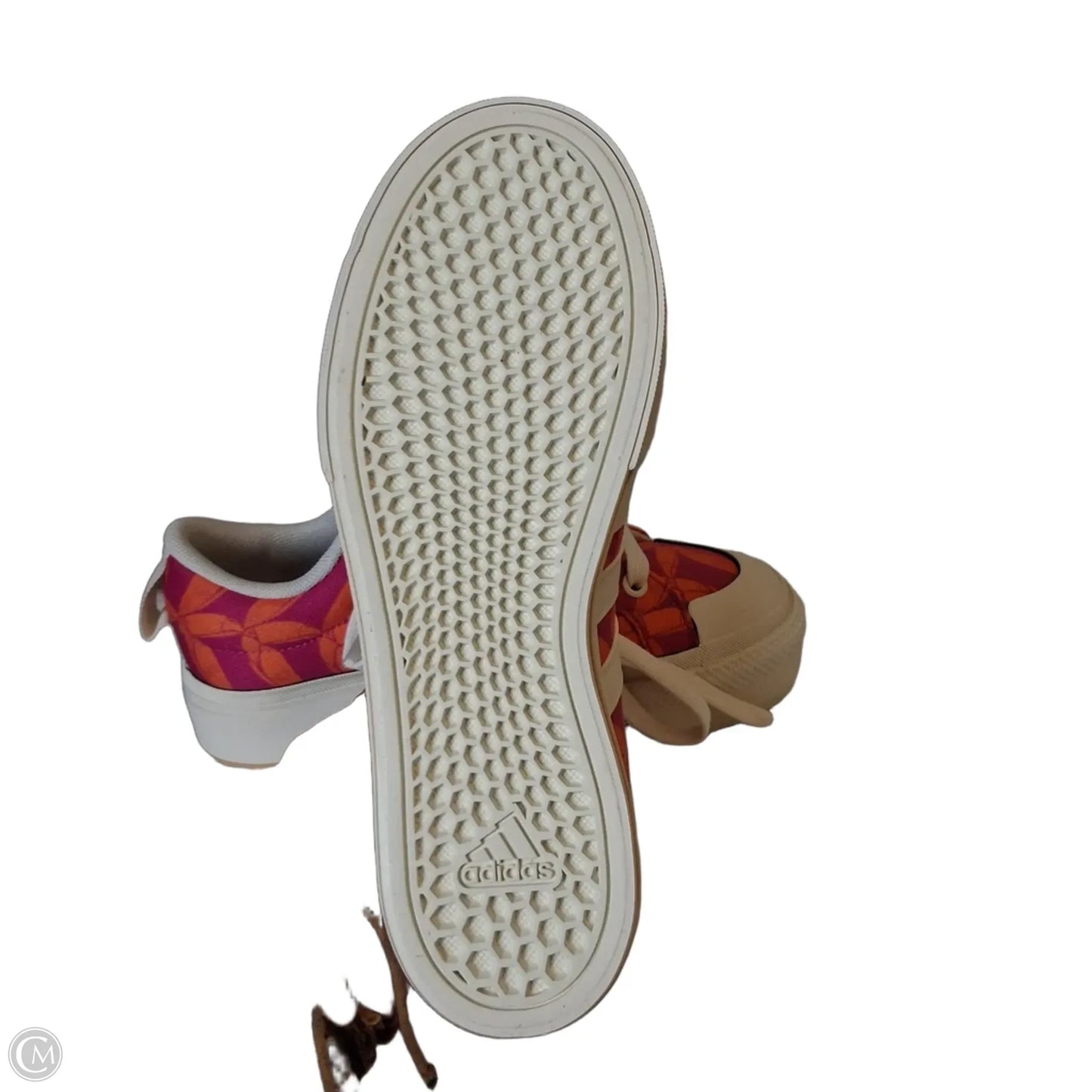 Shoes Sneakers By Adidas In Cream & Pink, Size: 5