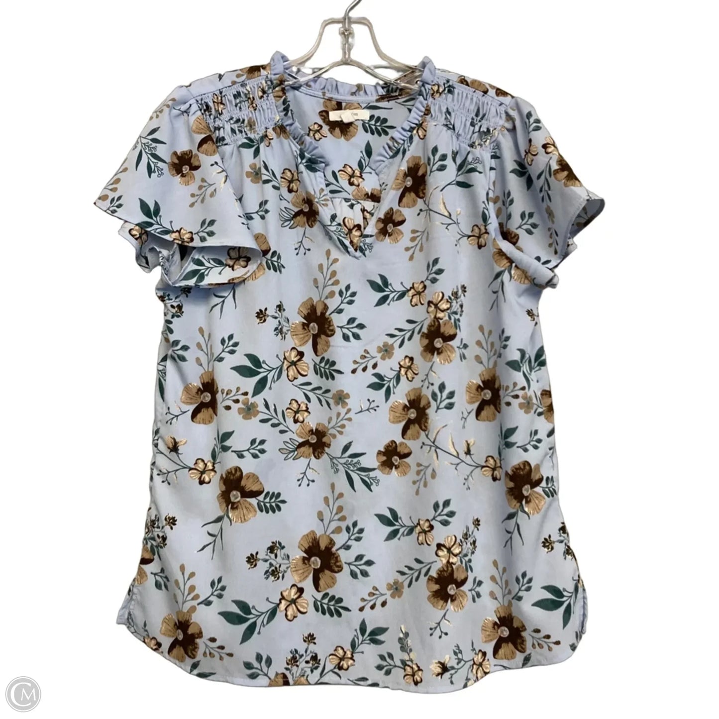 Top Sleeveless By Maurices In Floral Print, Size: M