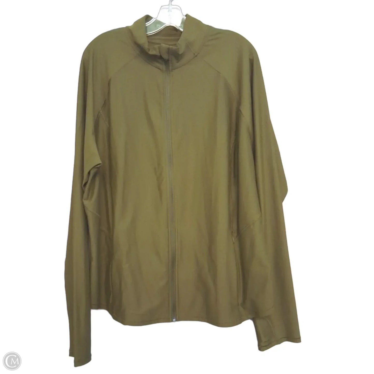 Athletic Jacket By Old Navy In Green, Size: 3x