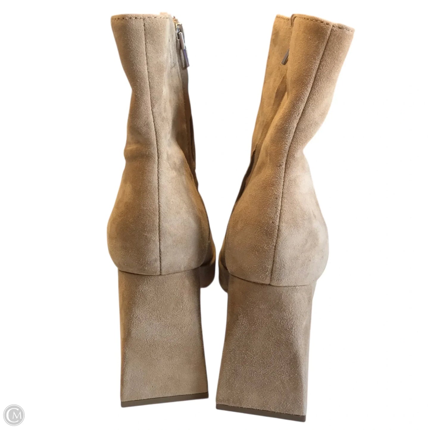Boots Ankle Heels By Dolce Vita In Tan, Size: 10