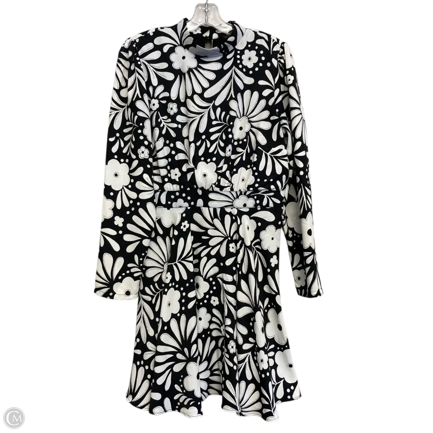 Dress Work By Ann Taylor In Black & White, Size: M